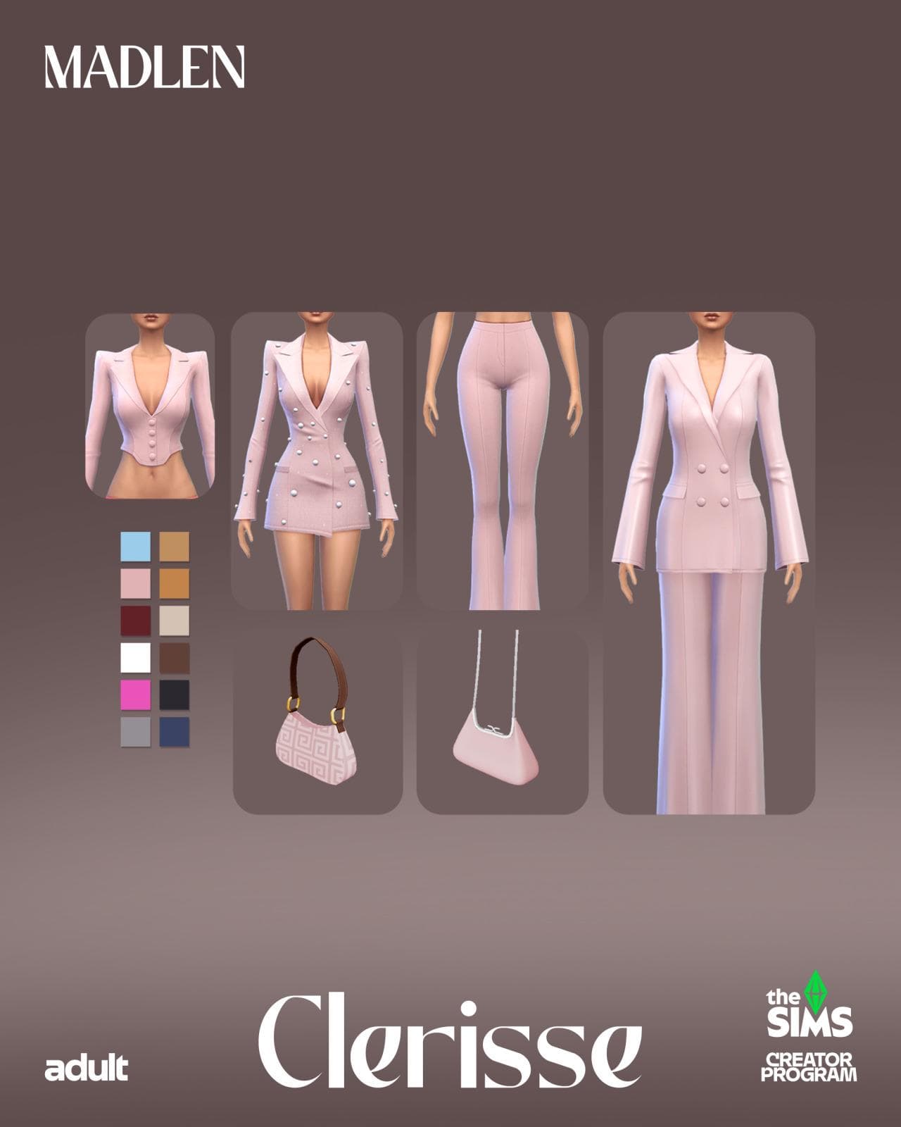 Галерея мода Сет одежды Clerisse Set #1
